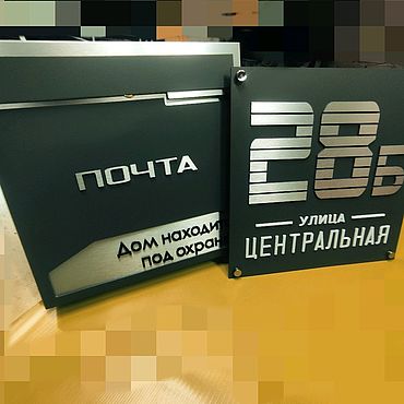 Для дома и интерьера ручной работы. Ярмарка Мастеров - ручная работа Комплект табличка/ ящик. Handmade.