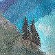 Платье валяное Синий сон. Платья. Анна и Наталья (Древо Жизни). Ярмарка Мастеров.  Фото №5