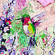 Hummingbird bird oil painting 'Summer Heat' abstraction. Pictures. Svetlana Samsonova. Online shopping on My Livemaster.  Фото №2