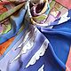 Order Batik shawl 'Vyborg Castle', natural silk. Handpainted silk by Ludmila Kuchina. Livemaster. . Shawls1 Фото №3
