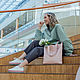 Bag female leather shopper pink(bag leather female). Classic Bag. migotobags. My Livemaster. Фото №5