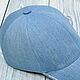 Baseball cap made of thick denim, in blue!. Baseball caps. SHOES&BAGS. My Livemaster. Фото №6