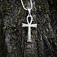 Ankh (III) — steel pendant on a chain, Pendant, Moscow,  Фото №1
