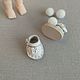 Sandals for ob mini my doll white 13x8mm. Clothes for dolls. Olga Safonova. My Livemaster. Фото №4
