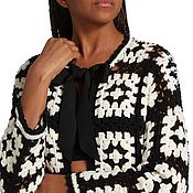 Одежда handmade. Livemaster - original item Jackets: Knitted jacket made of granny squares. Handmade.