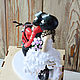 The figures on wedding cake. Motosada. Cake Decoration. KG_flowers. My Livemaster. Фото №5