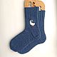 RussianSocks Джинсовые вязаные носки утки гуси подарок мужчине. Носки. RussianSocks ВЯЗАНЫЕ НОСКИ ВАРЕЖКИ. Интернет-магазин Ярмарка Мастеров.  Фото №2
