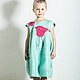 Mint dress balloon 'Chik-Chirik'. Dresses. lenabaymut (Baymut). Online shopping on My Livemaster.  Фото №2