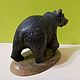 The bear is made of natural Ural ornamental stones Calcite. Figurines. Kamnerezy-urala. My Livemaster. Фото №5
