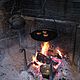 Каминный кран, или поворотный крюк для казана или сковородок. Камины. Кузня fiere_work. Ярмарка Мастеров.  Фото №4