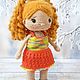  Ginger Dasha. Amigurumi dolls and toys. JuliaCrochetToys. My Livemaster. Фото №4