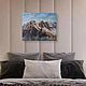 Mountain landscape 'Alps' oil painting 40h50 cm. Pictures. Kind paintings by Irina Belozerova. My Livemaster. Фото №5