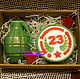 El conjunto de jabón de Regalo de 23 de febrero (limonka y de felicitación). Cosmetics2. Stuff-by-handmade (olesya-mashkova). Ярмарка Мастеров.  Фото №4