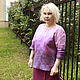 Women's jumper felted Lilac fog. Jumpers. feltyland. Online shopping on My Livemaster.  Фото №2