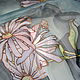 Шейный платок "Хризантемы", Шарфы, Запорожье,  Фото №1