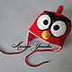 шапочка  Angry Birds в красном цвете. Шапки детские. марина. Ярмарка Мастеров.  Фото №4