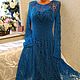 dress 'openwork dream' handmade. Dresses. hand knitting from Galina Akhmedova. Online shopping on My Livemaster.  Фото №2