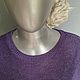 Джемпер " Виола" 100% шелк. Джемперы. Вера / Kirshvery_knit (kirshvery) (kirshvery). Ярмарка Мастеров.  Фото №5