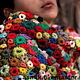 Crocheted shawl 'Poppy field' based on Claude Monet. Shawls. asmik (asmik). My Livemaster. Фото №4