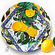 Декоративная тарелка "Свежесть цитруса - лимон" на стену, Тарелки декоративные, Краснодар,  Фото №1