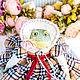 ❤❤❤Лягушка, Жаба  интерьерная кукла, символ богатства, новогодний пода. Куклы и пупсы. ❤❤❤КУКЛЫ❤БРОШИ❤ИГРУШКИ❤ Марина Эберт. Ярмарка Мастеров.  Фото №4