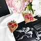 Red Brooch Space Heart Sailor Moon. Cosmic Heart Sailor Moon. Brooches. Only_you_byElena. My Livemaster. Фото №7