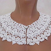 Аксессуары handmade. Livemaster - original item Haute Couture collar in white.. Handmade.