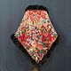 Pavlovo-Posad shawl 'Gypsy Aza' with a fox. Shawls. National Brand. My Livemaster. Фото №4