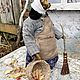 Последние листья. Мишки Тедди. Деревня Мишкино (Dollos). Интернет-магазин Ярмарка Мастеров.  Фото №2