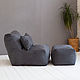 Комплект бескаркасной мебели Grey Suede, Кресла, Москва,  Фото №1
