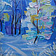 Oil painting Peaceful coolness. Pictures. Dubinina Ksenya. My Livemaster. Фото №4