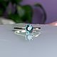 Кольцо с природным сапфиром 0,6 ct. Кольца. Леони. Ярмарка Мастеров.  Фото №5