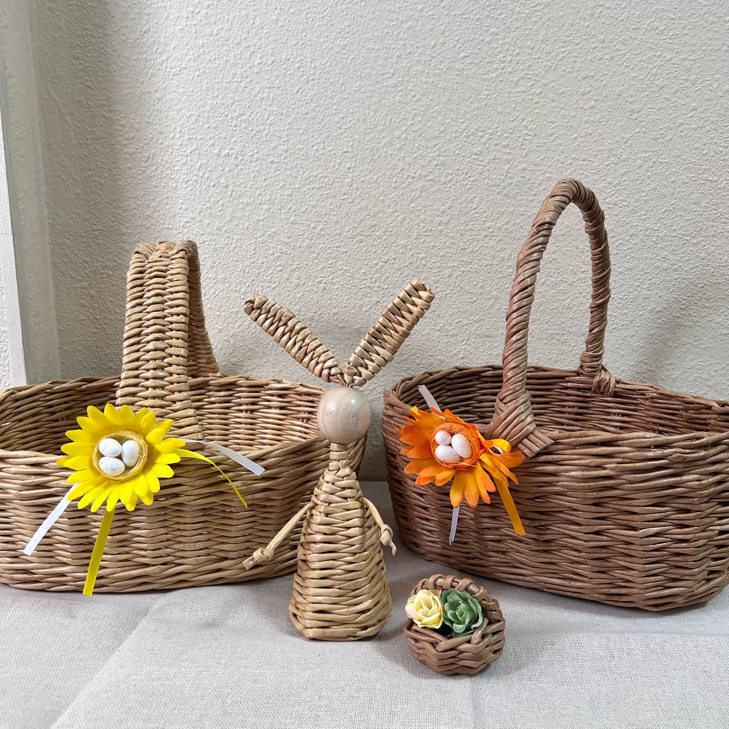 Корзина пасхальная в интернет-магазине Ярмарка Мастеров по цене 1100 ...