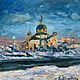 Заказать Картина маслом, «Собор Илии», холст 25/25. Картины маслом, художник Константин Титаренко  (Titakost). Ярмарка Мастеров. . Картины Фото №3