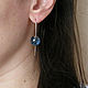 Topaz earrings, Long blue earrings,london blue topaz. Earrings. Irina Moro. Online shopping on My Livemaster.  Фото №2