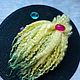 Заказать Локоны для кукол овца.Кудри для валяния . Кукольные волосы. Лимон. Снежана Фелт. Ярмарка Мастеров. . Волосы для кукол Фото №3