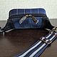 Джинсовая сумка, поясная, кроссбоди. Поясная сумка. Kate's JNS bags. Ярмарка Мастеров.  Фото №6