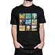 Cotton T-shirt ' Van Gogh paintings', T-shirts and undershirts for men, Moscow,  Фото №1