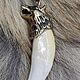 Order Pendant amulet fang of a large wolf bronze. Urbanstyle. Livemaster. . Amulet Фото №3