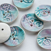 Материалы для творчества handmade. Livemaster - original item Buttons: Ceramic buttons. Handmade.