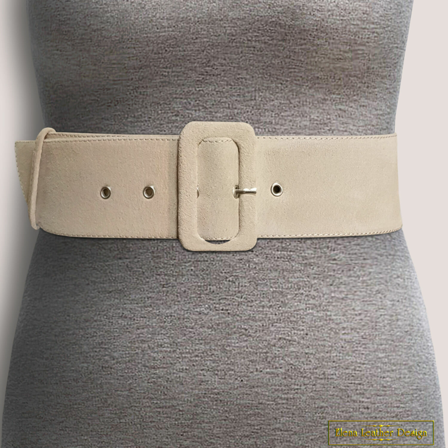 Belt '8 cm' made of genuine suede/leather (any color), Straps, Podolsk,  Фото №1