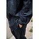 Заказать Рубашка мужская из конопли с хлопком Hemp Big Shirt 2 Garment Dyed. VÄN Studio. Ярмарка Мастеров. . Рубашки мужские Фото №3