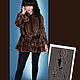 Coat with hood 'Coffee with milk'. Fur Coats. Lana Kmekich (lanakmekich). Online shopping on My Livemaster.  Фото №2