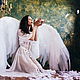 "Нежный ангел.." -  шелковый пеньюар, Халаты, Симферополь,  Фото №1