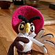 Сова игрушка из шерсти герои советских мульфильмов Винни Пух, Войлочная игрушка, Москва,  Фото №1