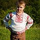 Рубаха АЛАТЫРЬ (детская). Народные рубахи. Семейная  Мастерская  Ястребовых. Ярмарка Мастеров.  Фото №6