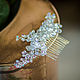 Wedding scallop. Crystal, Hair Decoration, St. Petersburg,  Фото №1