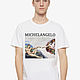 Cotton T-shirt ' Michelangelo-The Creation of Adam'. T-shirts. Dreamshirts. Online shopping on My Livemaster.  Фото №2