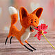 Funny Fox. Felted Toy. ufawooltoys (ufawooltoys). My Livemaster. Фото №6