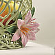 Elephant Pink lilies. Bowls. Elena Zaychenko - Lenzay Ceramics. My Livemaster. Фото №5